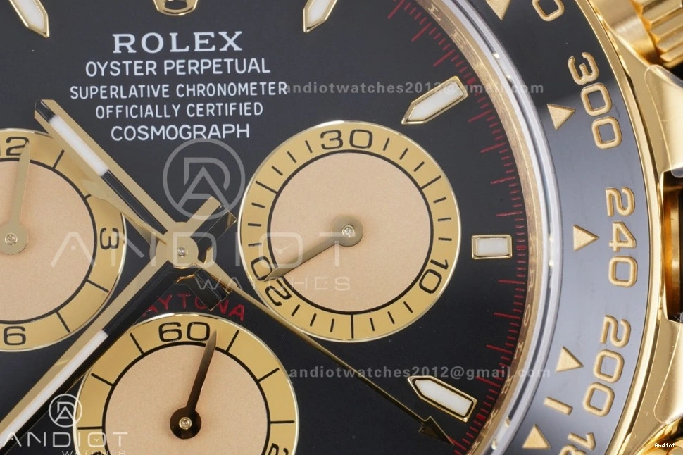 YG 1:1 V2 VSF Oysterflex Edition 126518 Best Dial (Weighted) Black Strap on Daytona VS4131 1205